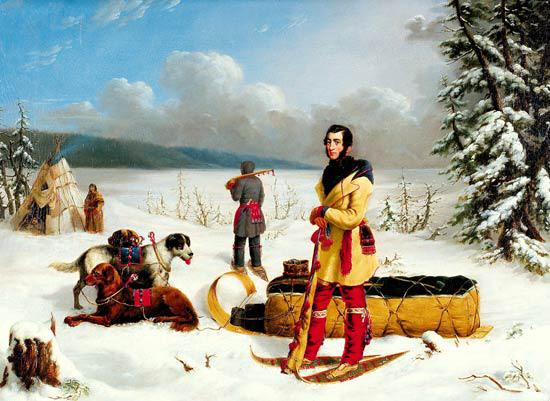 Paul Kane The Surveyor: Portrait of Captain John Henry Lefroy or Scene in the Northwest oil painting picture